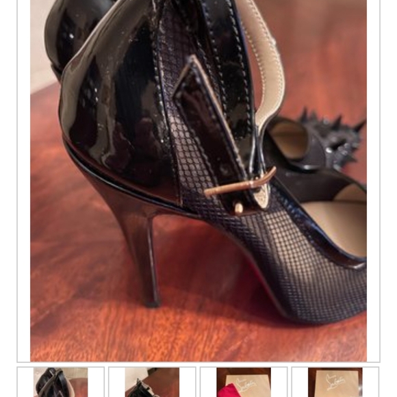 Christian Louboutin Spike Heels with ankle strap - Size 39 - Picture 6 of 10